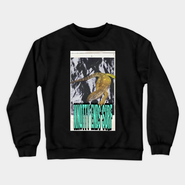 Knotty ends Surf lizard breath Crewneck Sweatshirt by ericbear36